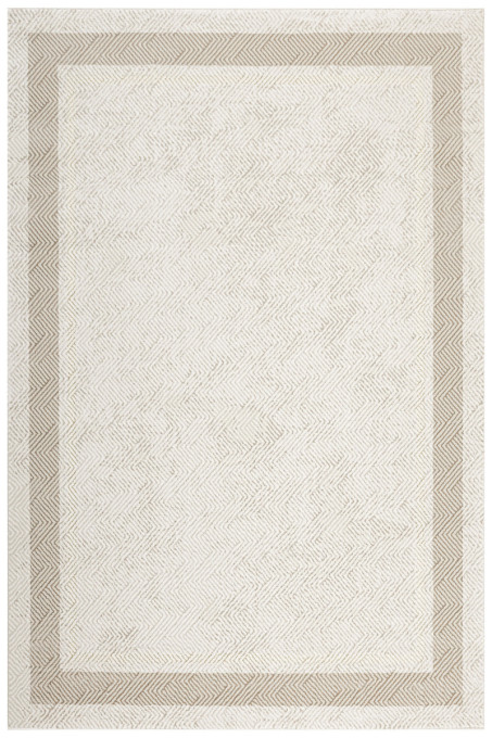 Koberec Allora Plus D893A zlatý rám, béžový