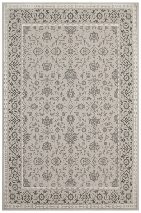 Levně Koberec Allora Plus F346A ornament / rám, stříbrný / šedý