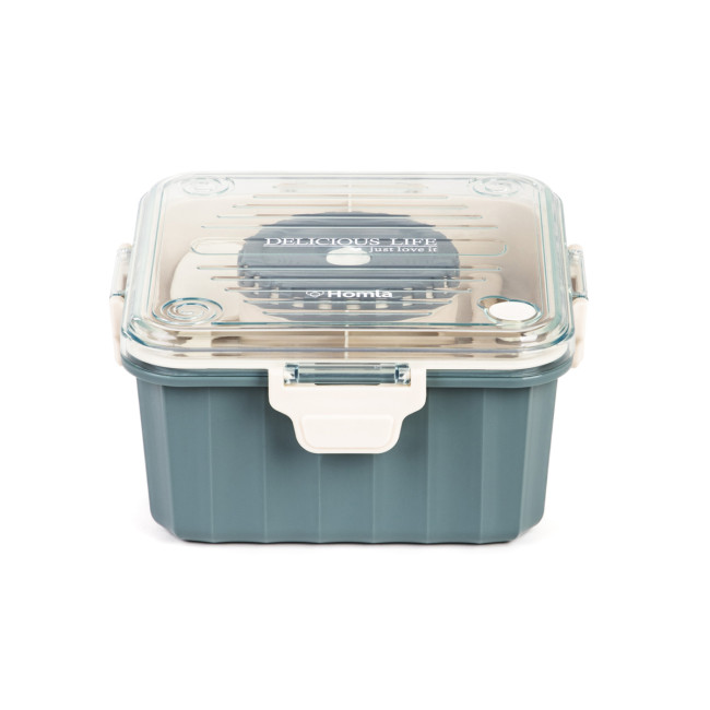 Obedový box POPPIE modrý 896045