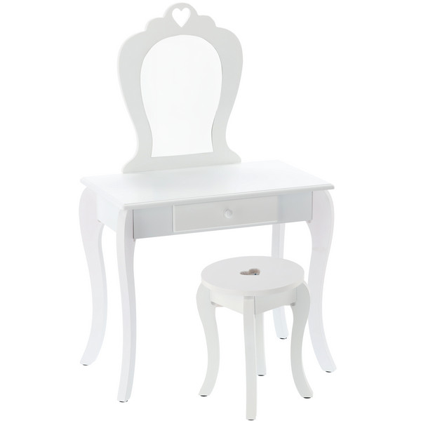 Levně Dětský toaletní stolek MAGIC BEAUTY bílý PHO2657