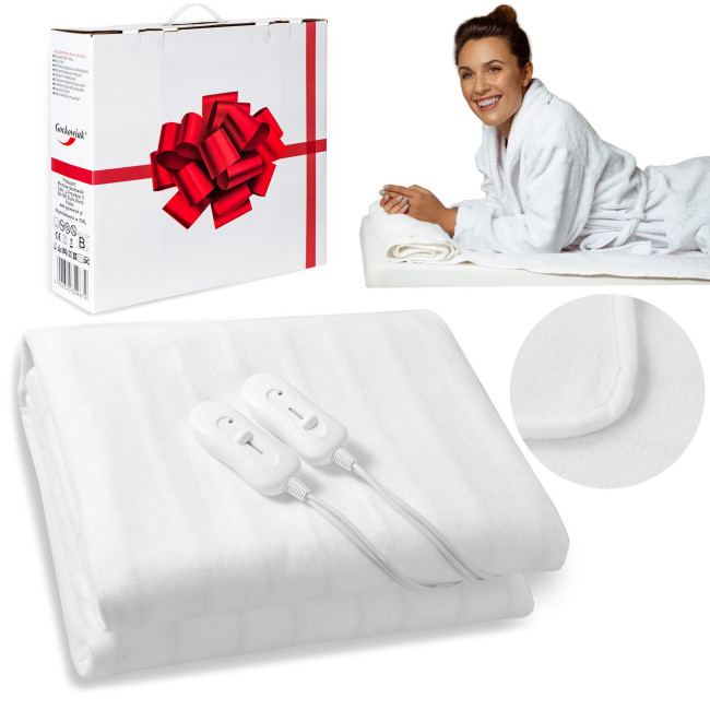 Elektrická podložka LARA biela