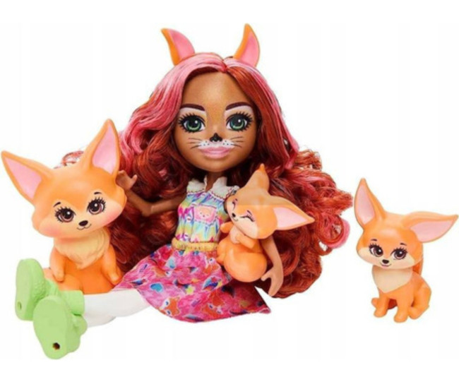 Bábika MATTEL ENCHANTIMALS s líškou Fennec Fox HNT60