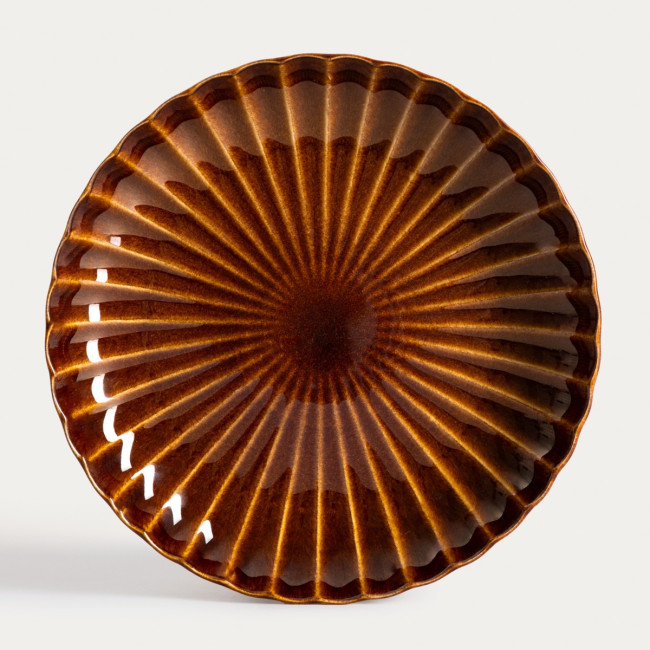 Dekoračná miska MELIDA 750397 hnedá