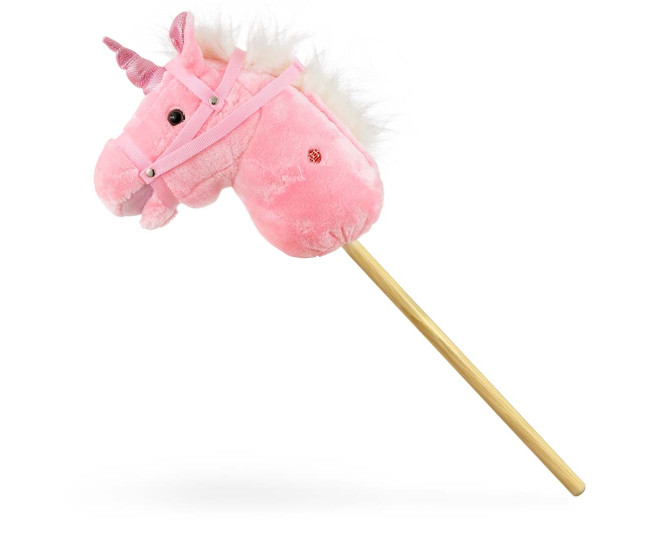 Kôň na palici Milly Mally ružový