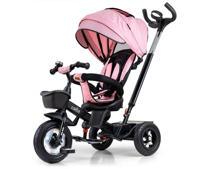 Detská trojkolka Movi čierna / ružová