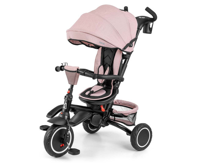 Detská trojkolka Stanley Rubber ružová