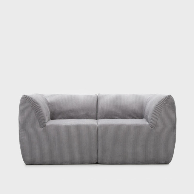 Dvojmiestna pohovka SVELA sivá 746710