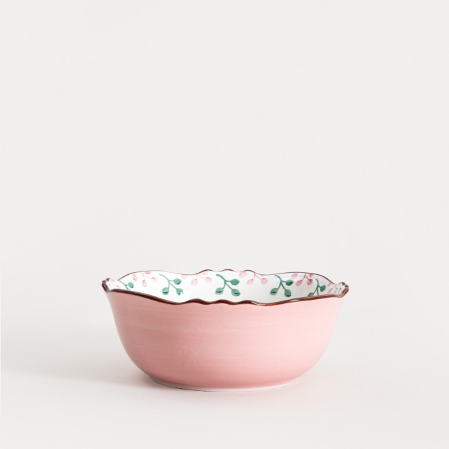 Dekoračný tanier NOYA ružový 771507