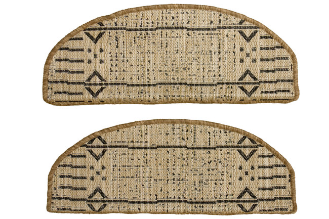 Nášľap na schody Terra Aztec 04 línie, béžový / grafitový