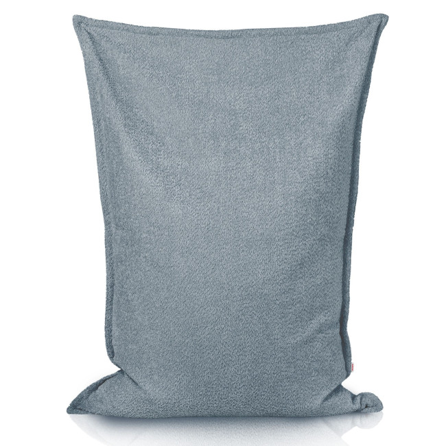 Vankúš na sedenie modrý bouclé