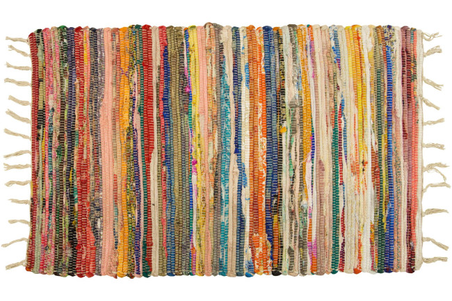 Obojstranný koberček Chindi viacfarebný