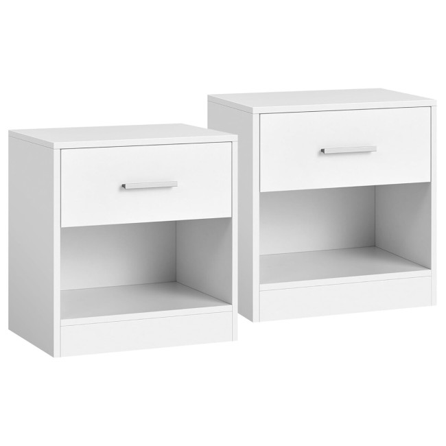 Levně Set dvou nočních stolků ANT-E1081 WT (2 ks)