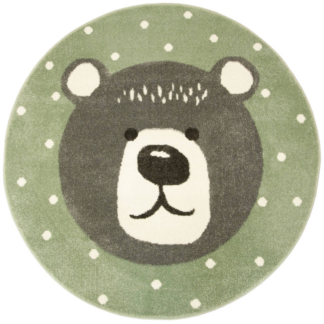Detský koberec Lima E178A zelený / sivý