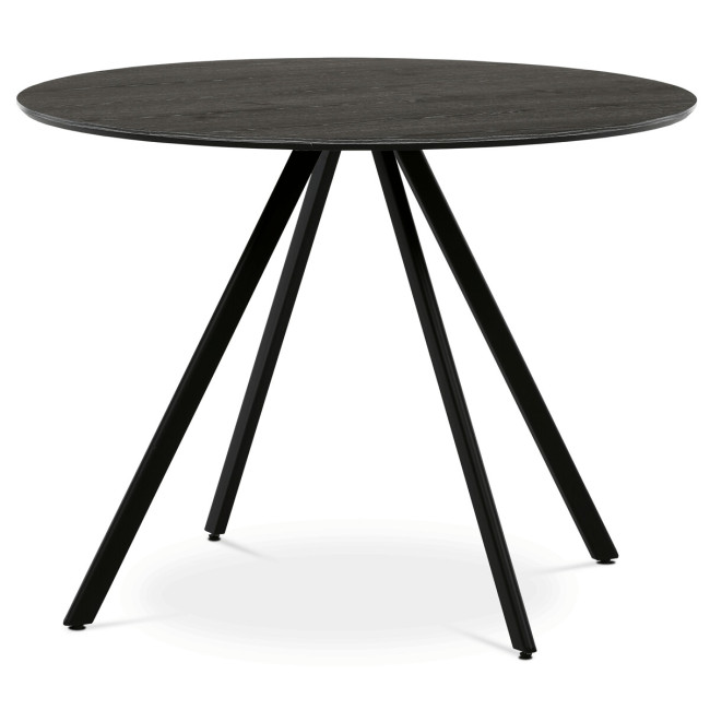 Levně Jídelní stůl HT-R5010 šedý dub / černý