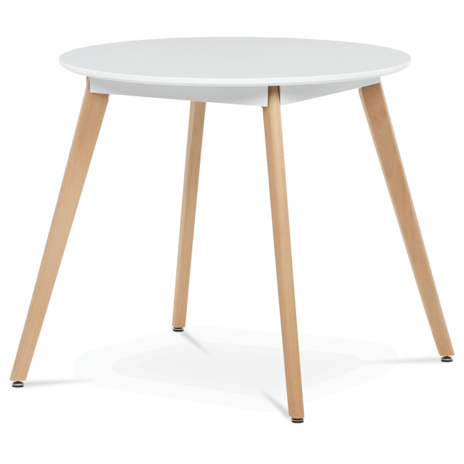 Levně Jídelní stůl DT-316 bílý / naturální