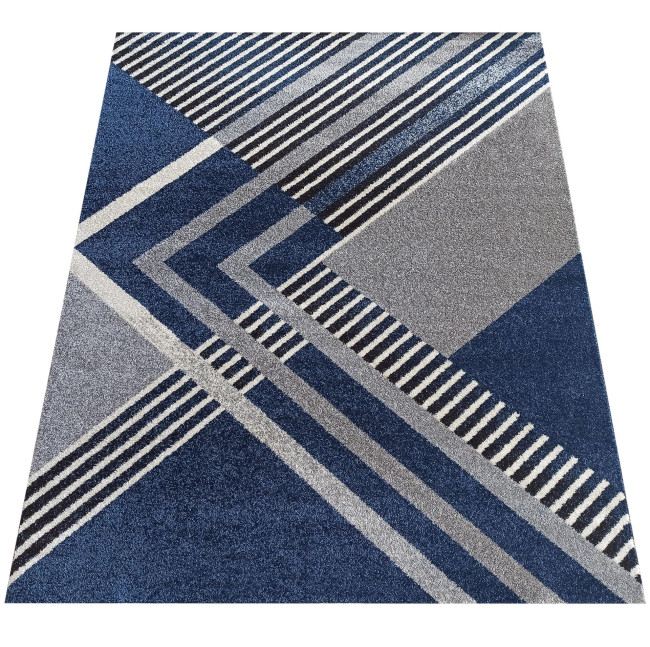 Koberec OTTO 03 sivo-tyrkysový