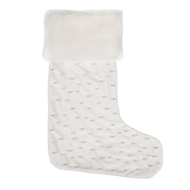 Vianočná dekorácia PERLA krémová / béžová