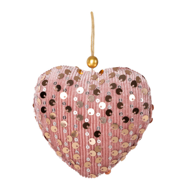 Vianočná ozdoba 321B ružová (12 ks)