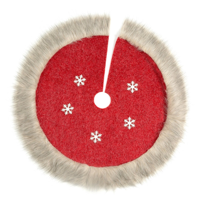 Podložka pod Vianočný stromček 417B červená