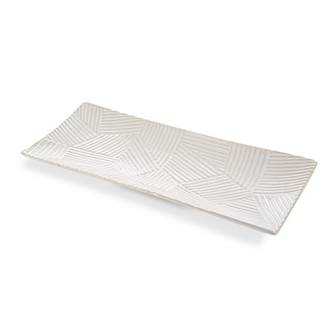 Dekoračný tanier ROMINE 01 krémový