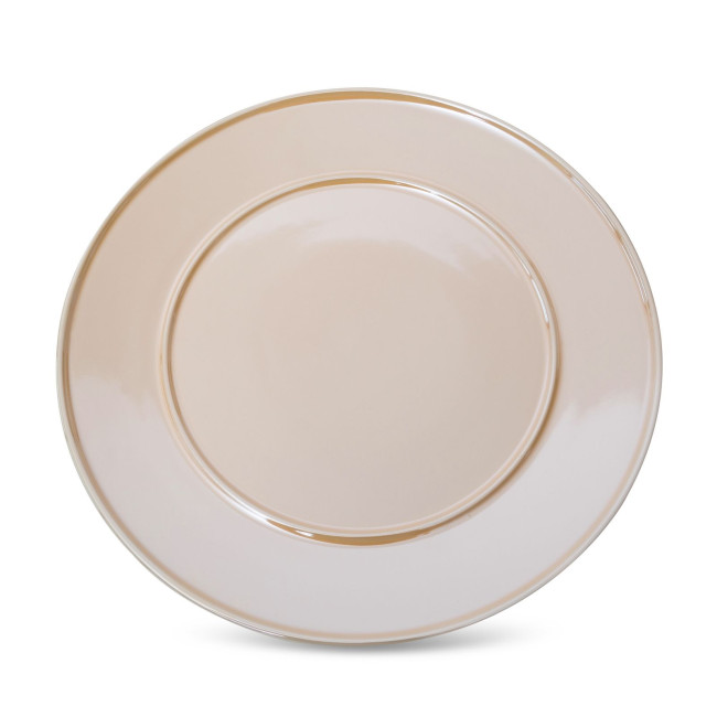 Dekoračný tanier SIMONA 6 01 béžový