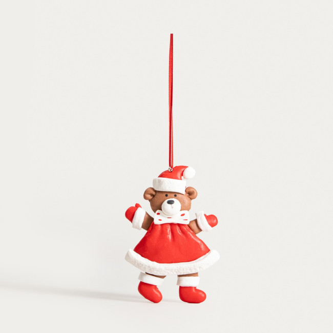 Závesná vianočná dekorácia LIZZY medvedík 754579