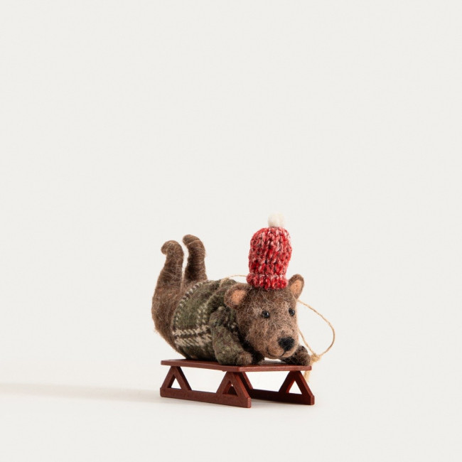 Závesná vianočná dekorácia PETTIES medvedík 752124