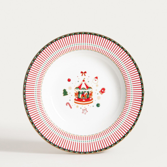 Hlboký tanier CIRCORIA s vianočným vzorom 761690