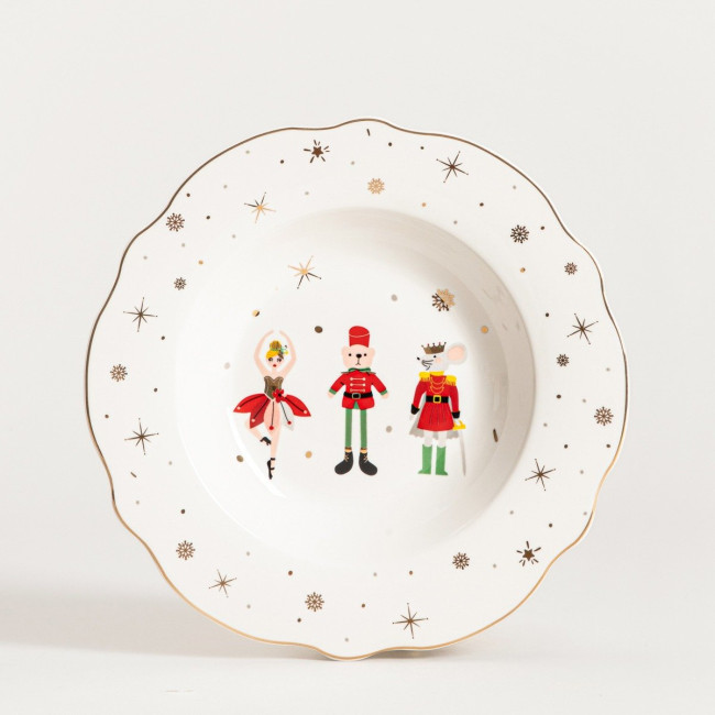 Hlboký tanier LICOLA s vianočným vzorom 761799