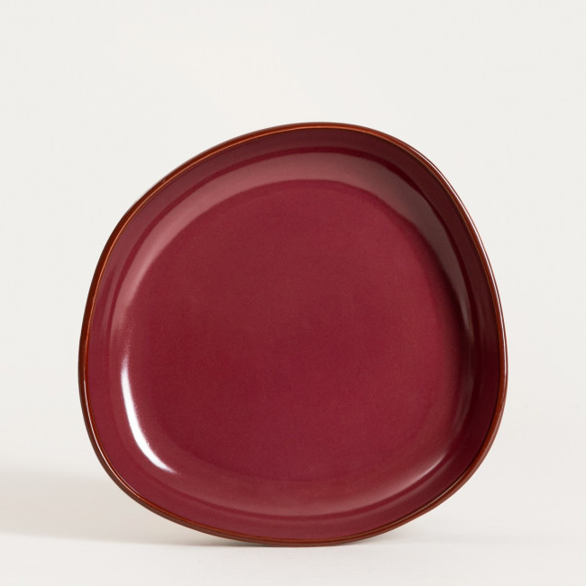 Hlboký tanier LORINO bordový 759376