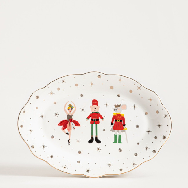 Tanier LICOLA oválny, s vianočným vzorom 761775