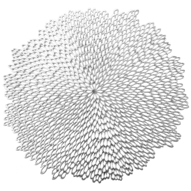 Set šiestich podložiek pod taniere ELEN strieborné