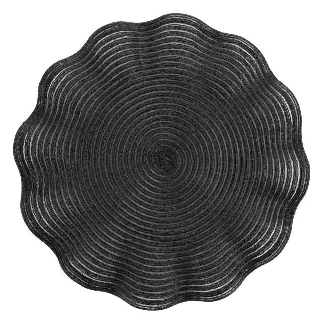 Podložka pod tanier JUNE čierna (6 ks)