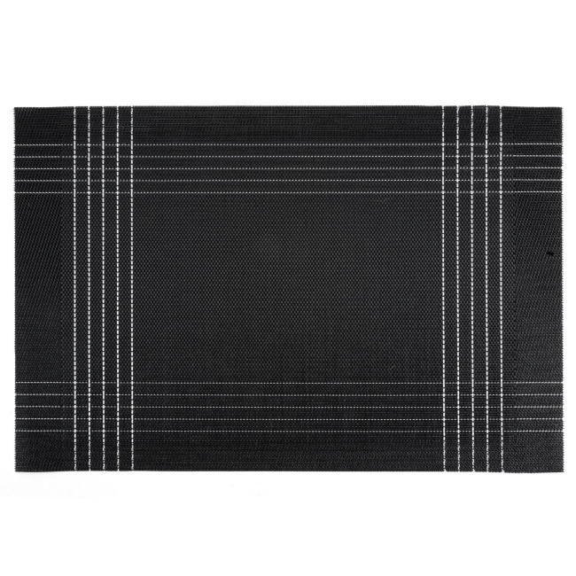 Podložka pod tanier KARA čierna (6 ks)