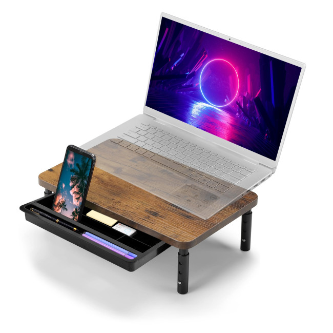 Levně Stojan na notebook HAJNAN s poličkou