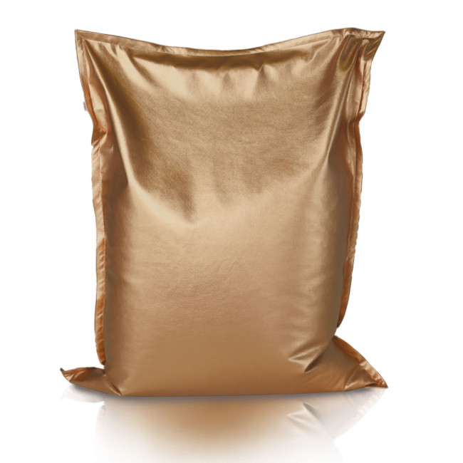 Vankúš na sedenie metallic medený ekokoža