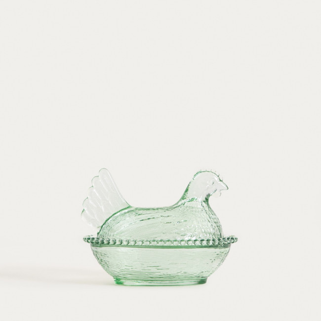 Nádoba GALLINA zelená sliepka 767302