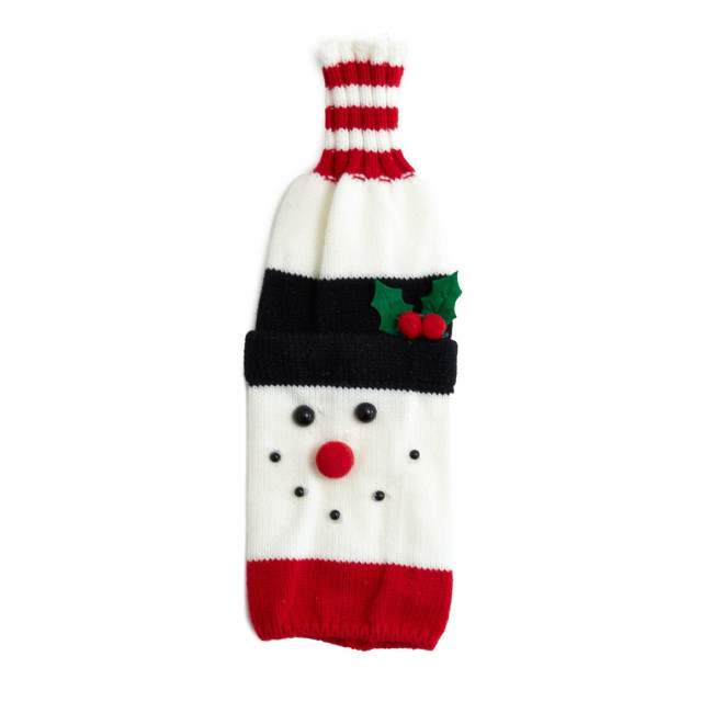 Vianočná dekorácia MENFI obal na fľašu 864211