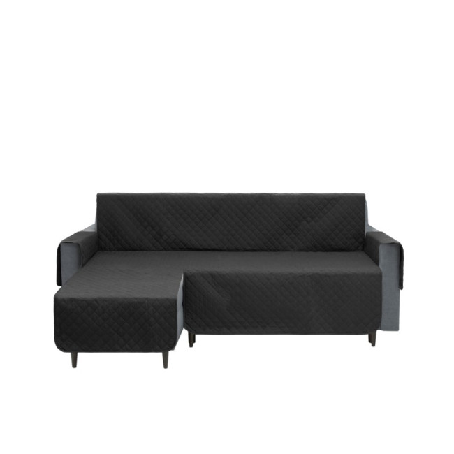 Poťah na rohovú sedačku ľavý PARIS čierny, 200 cm