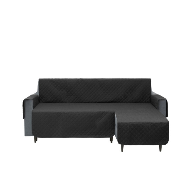 Poťah na rohovú sedačku pravý PARIS čierny, 200 cm