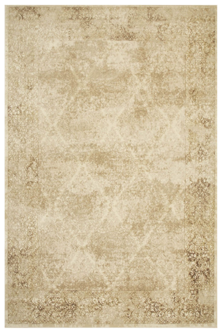 Koberec Allora Plus 7754A ornament, béžový / krémový / zlatý