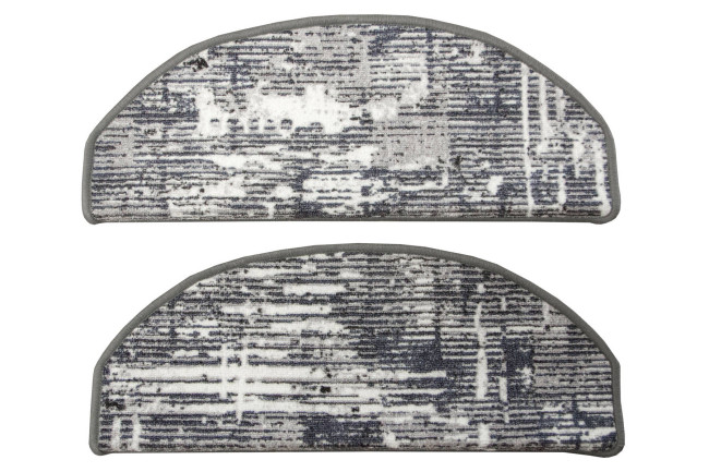 Nášľap na schody Astral 19 sivý / betón - polkruh