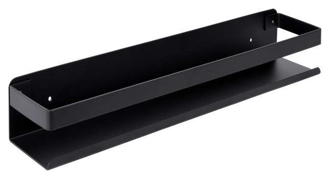 Nástenná polica MEGARA čierna