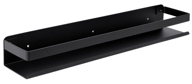 Nástenná polica MEGARA 50 cm čierna