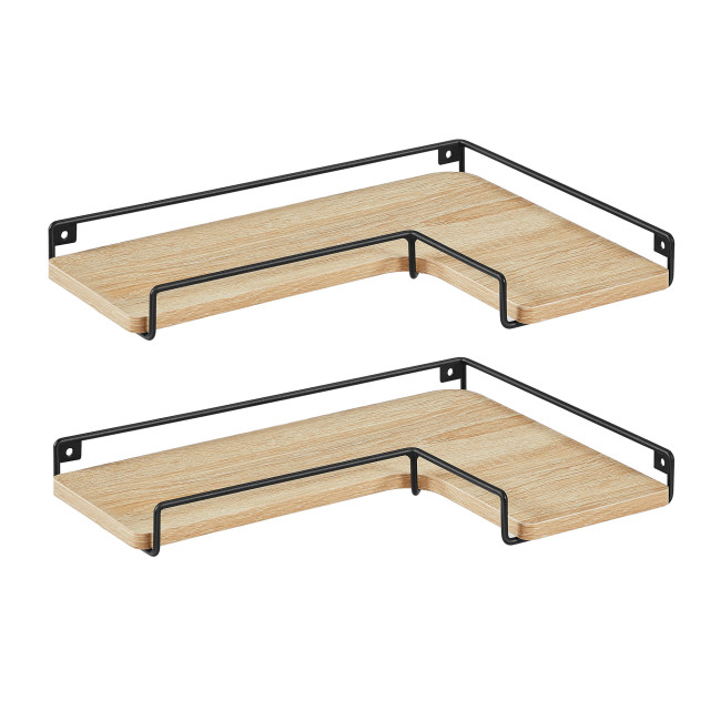 Nástenná polica rohová LLS831B11