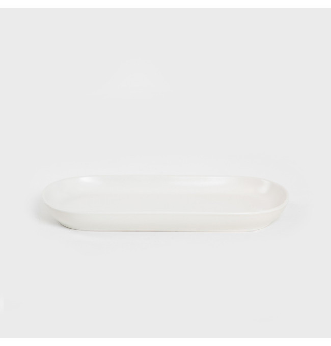 Tanier FAMELIO oválny, biely 30 cm 725500