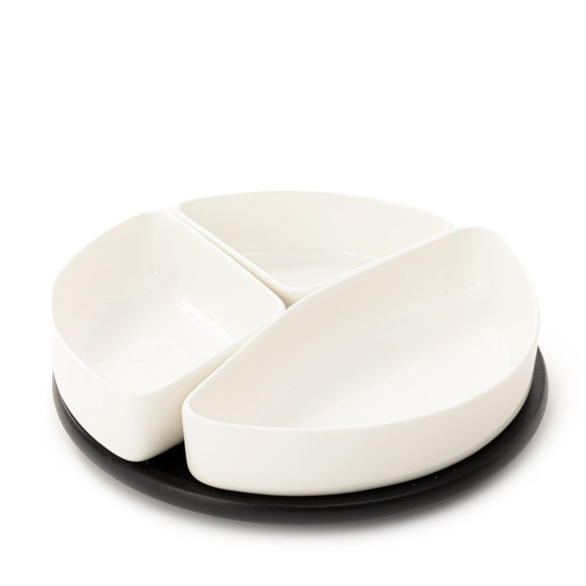 Servírovací set FELKO s bielymi miskami ALL 850788