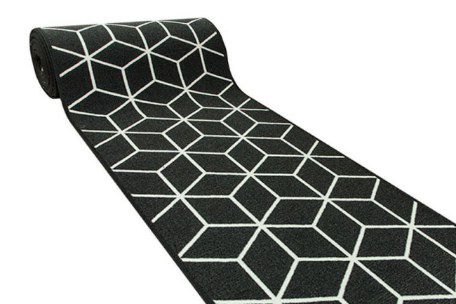 Protišmykový behúň Cubes 29 - grafit