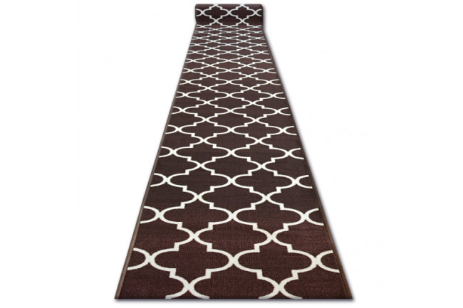 Protišmykový behúň Maroko hnedý TRELLIS 30351