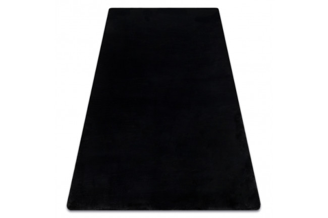 Protišmykový koberec POSH Shaggy čierny plyš